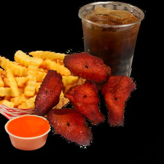 Wings with Fries and Soda