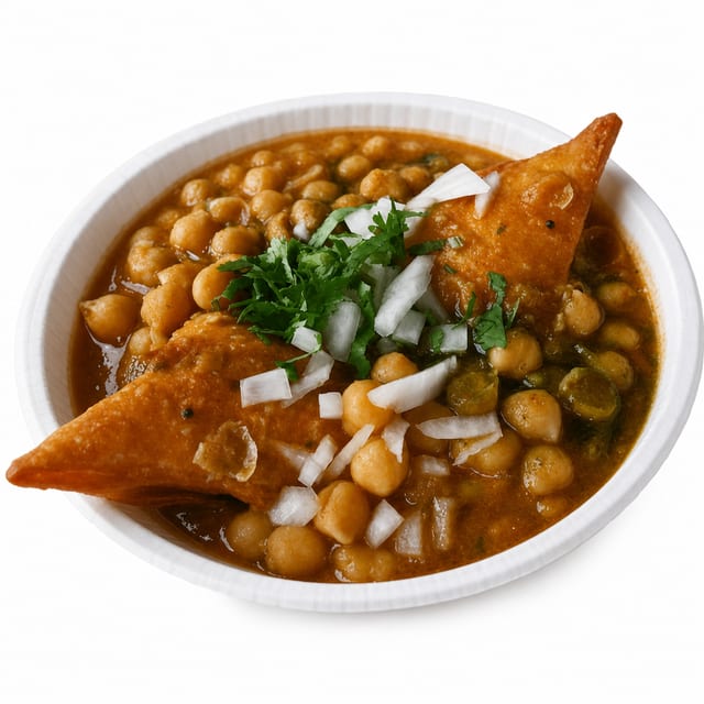 Samosa Chaat.