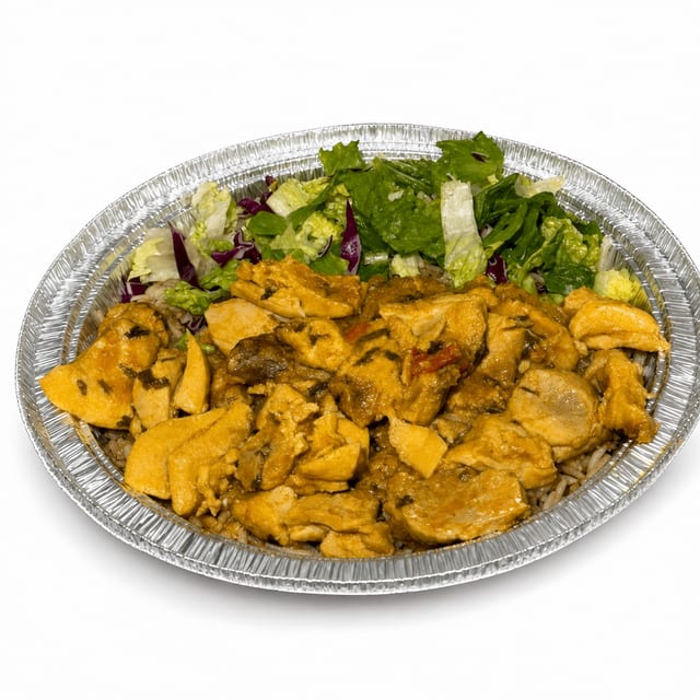 Chicken Curry Over Rice.
