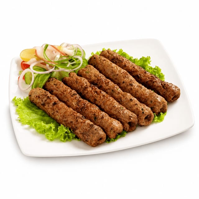 Chicken Seekh Kabobs.